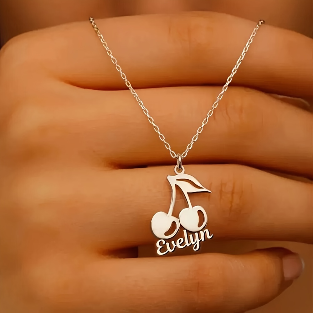 TEMU Collier avec pendentif personnalisé pour femme, nom de femme en , plaqué or , nom anglais personnalisable, cadeau idéal pour elle, cadeau