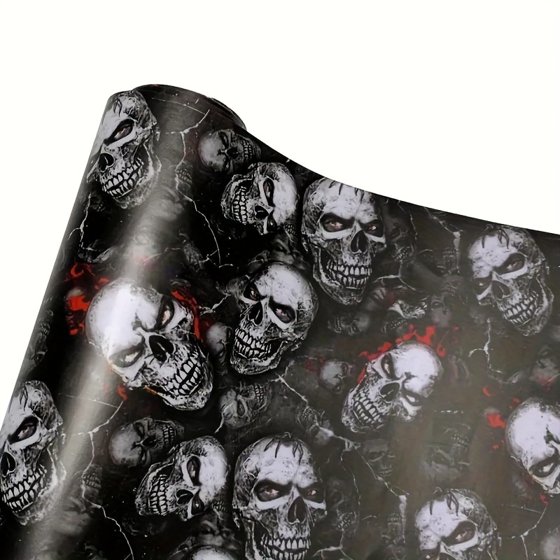 Image of Graffiti Vinyl Wrap, Pvc Self-adhesive Sticker For Cars, Motorcycles, Furniture, Decal Sheet For Diy Customization And Vehicle Styling