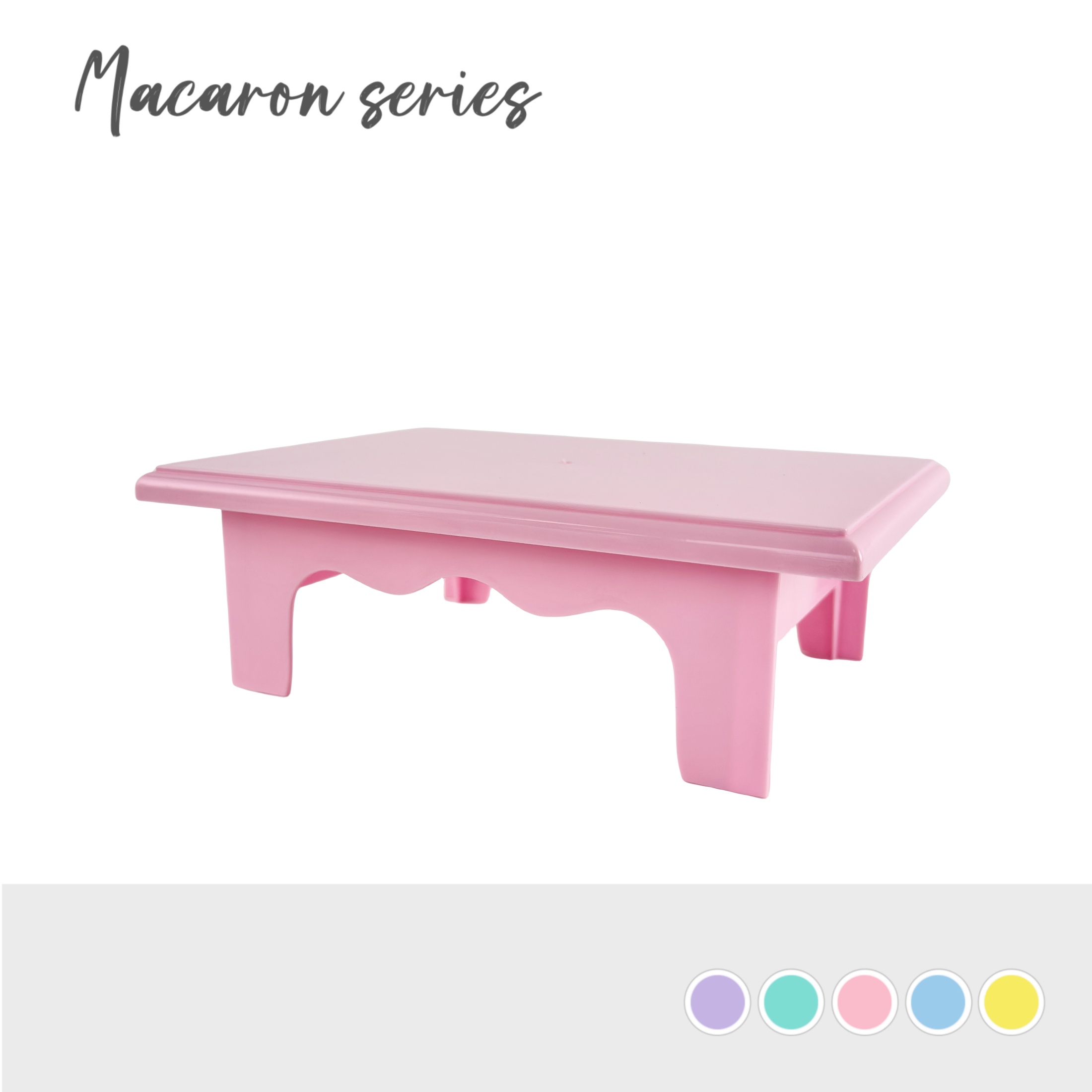 1pc Decorative Tray Cake Holder Dessert Stand Plastic Plate For Wedding Birthday Party Decorations Cupcake Display (non-food Contact)