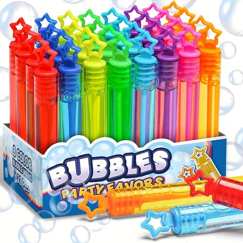 24pcs star mini bubble wands no bubble solution included bubbles for kids party favors party favors for kids pinata stuffers goodie bags stuffers for kids kids games prize box toys for kids classroom boy toys bulk gifts outdoor toys