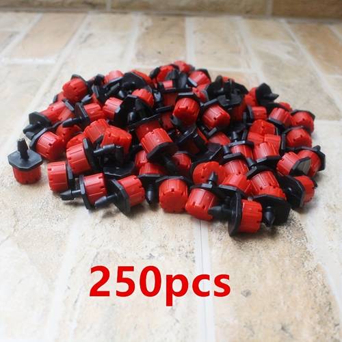 30/50/100/250/500 adet 360 derece ayarlanabilir fıskiye ve damlatıcılar, 1/4 i̇nç plastik sulama emicileri, çim, bahçe, çiftlik, tarım damla sulama sistemleri için eşit kaplama - düşük akışlı damla sulama kiti bağlantı parçaları (uygun fiyat)