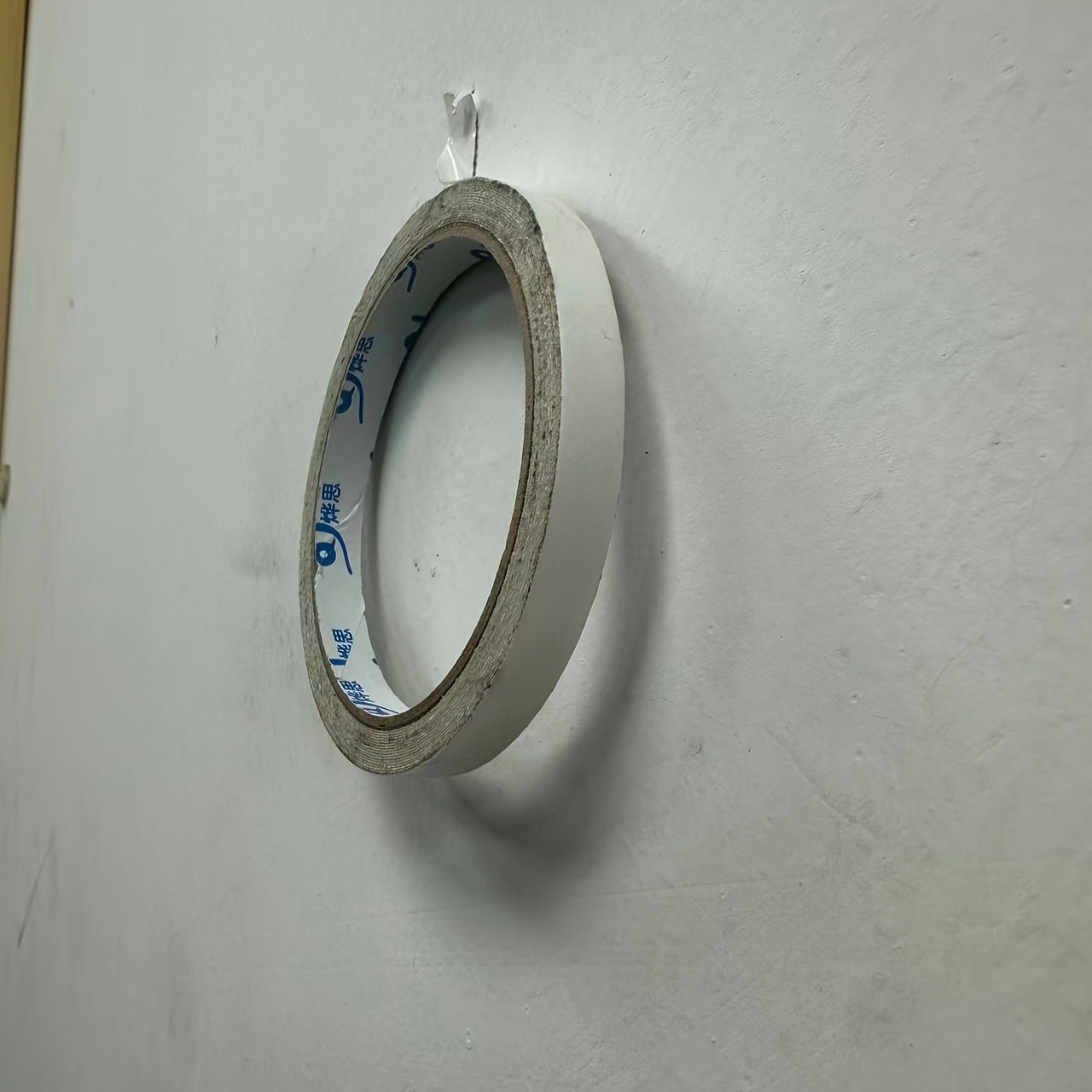 TEMU 1 Rollo de Tira de Dobladillo Sin Costuras Conveniente, 236.25 Pulgadas, Cinta Adhesiva de Dobladillo de Tela de Cara, - Blanca, Cinta de