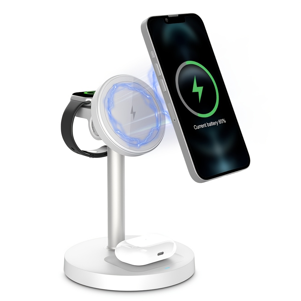 3 az 1-ben mágneses töltő iPhone-hoz, Apple Watchhoz és AirPodshoz
