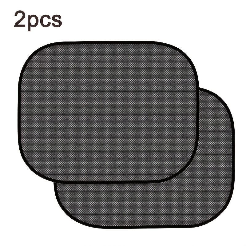 Image of 2pcs Curtain Shade - Reduces Eye And Enhances Driving , Micro-static Adsorption Is And Remove, Keeping Cool And Comfortable, Suitable For Most Cars And , Perfect For Family Road Trips