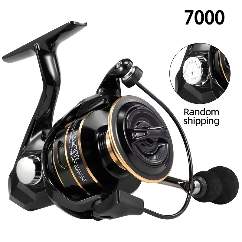TEMU 1pc Rooblinos NX Moulinet de Pêche Corps Haute Résistance Poignée EVA de Vitesse Élevé Forte Poussée de Frein Moulinet Universel Eau Douce