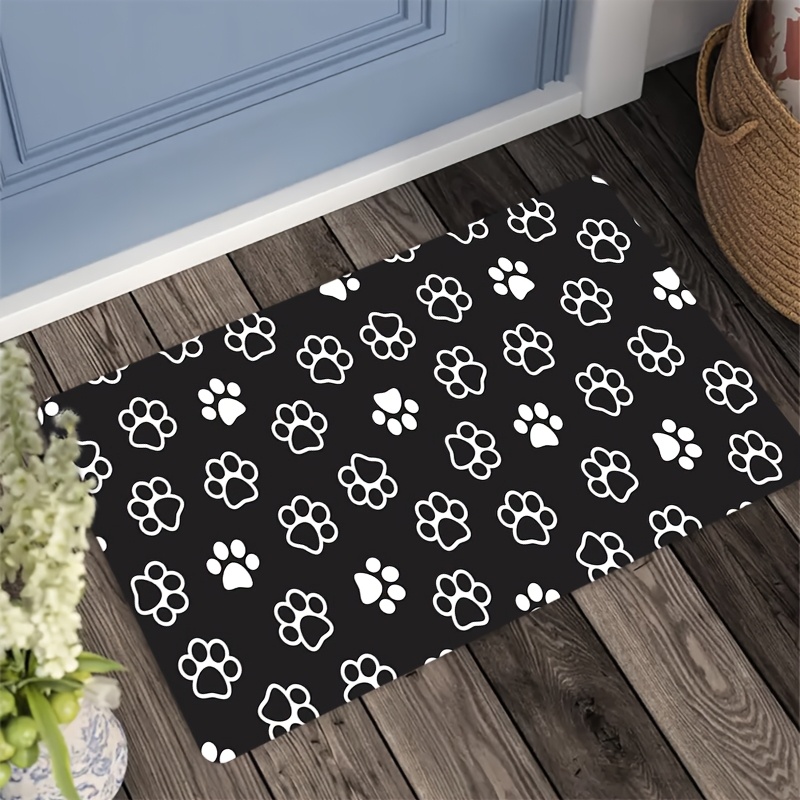 TEMU Alfombra de cocina gruesa de 1 pieza y 1.1 cm, de de cachorro y , alfombra engrosada resistente al adecuada para la decoración del hogar en la