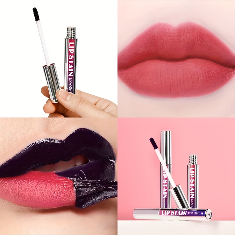 3pcs Lip Tint Set with Tweezer & Lip Brush