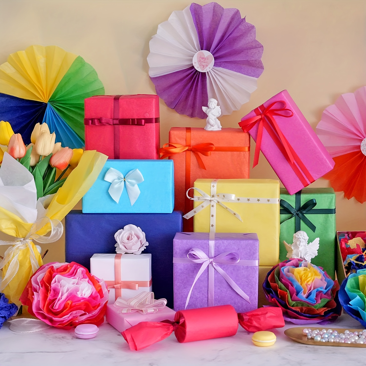 100 Hojas Papel De Seda Transparente A4 (21x30 Cm) | Ideal Para Envolver Regalos, Manualidades Y Dibujo | Ecológico, Suave Y Resistente | Pack Económico