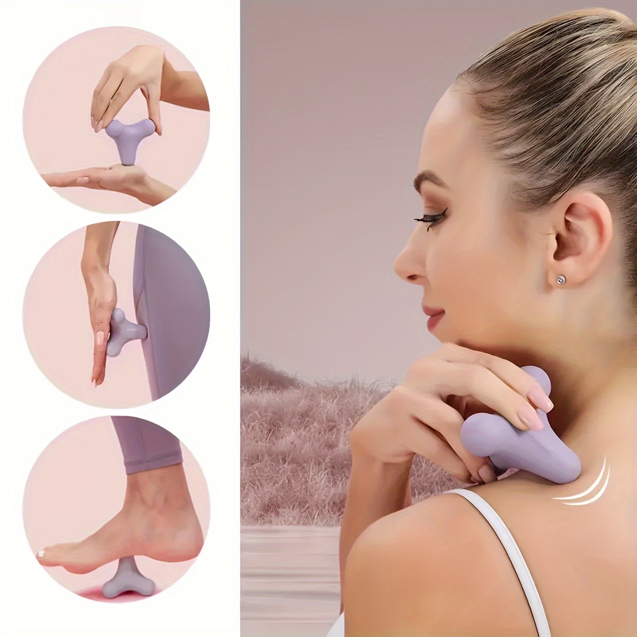 mini massager muscle relaxing massager for thighs inner thighs calves shoulder and buttocks