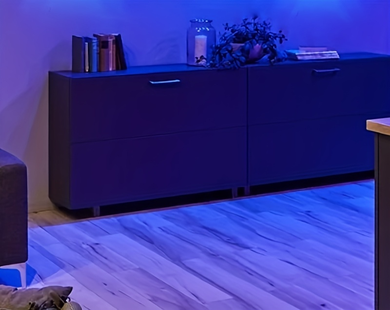 2pcs RGB 7-color Wall Light Battery Powered Degree Bedroom Corridor Living Room Decoration Creative Seven Color Gradient Dimming Night Light