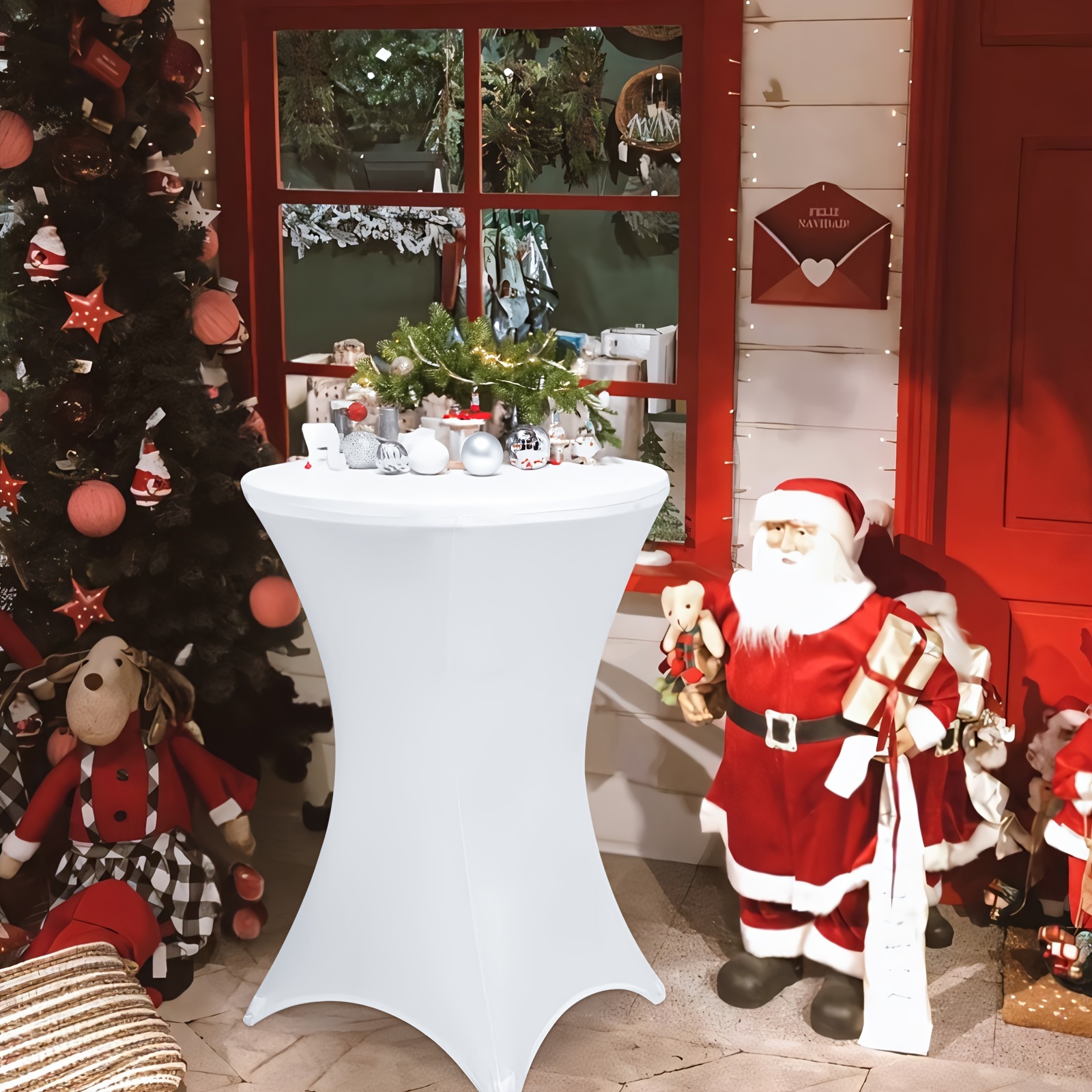 

2/4pcs Table , , Round Tablecloth For Folding Table, Table Tablecloth For , , , , 32x43inch, Decoration For Halloween And Christmas