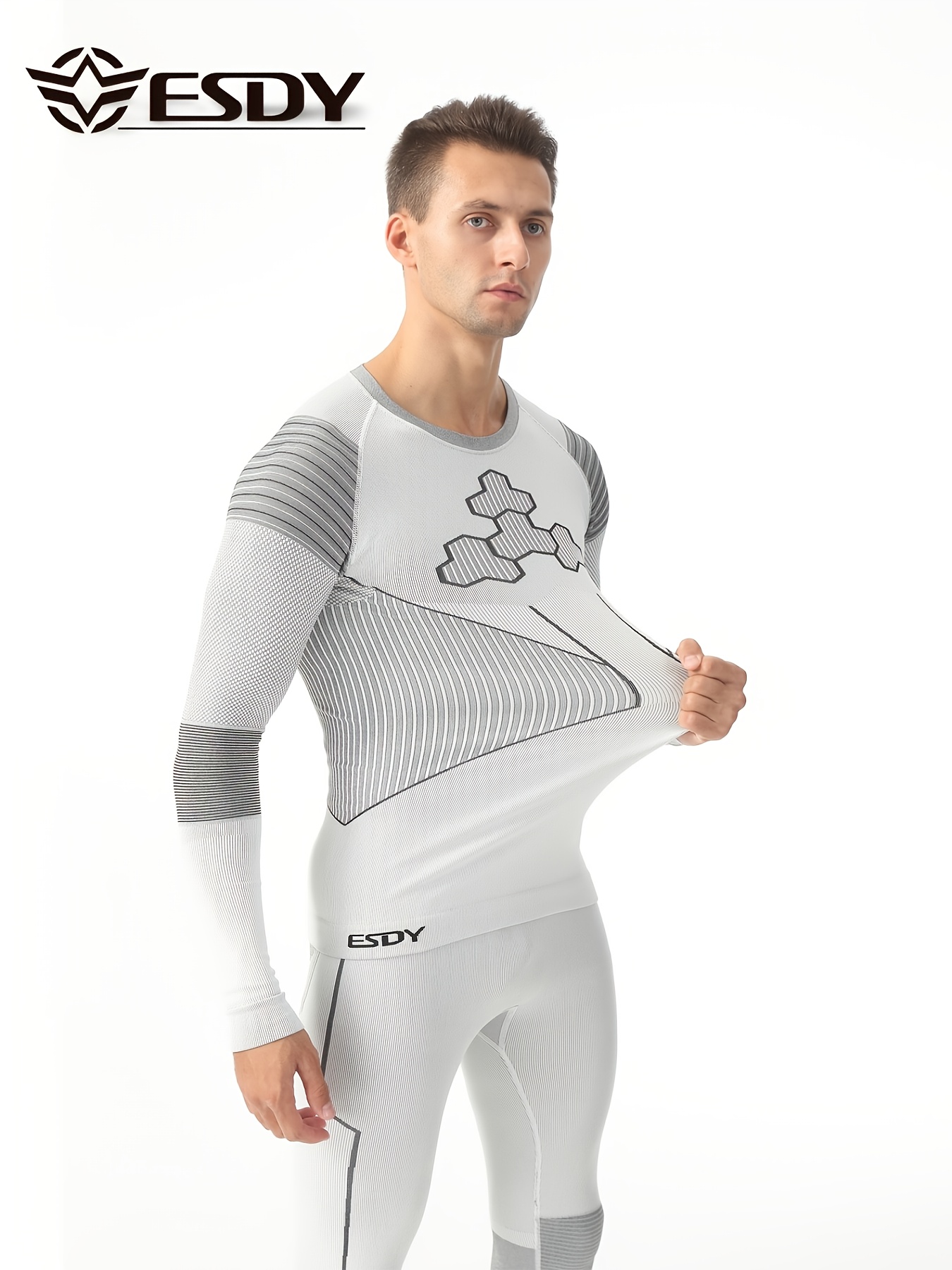 Men's Thermal Underwear Set – Fleece Lined Base Layer For Cold Weather, Hunting & Outdoor Activities