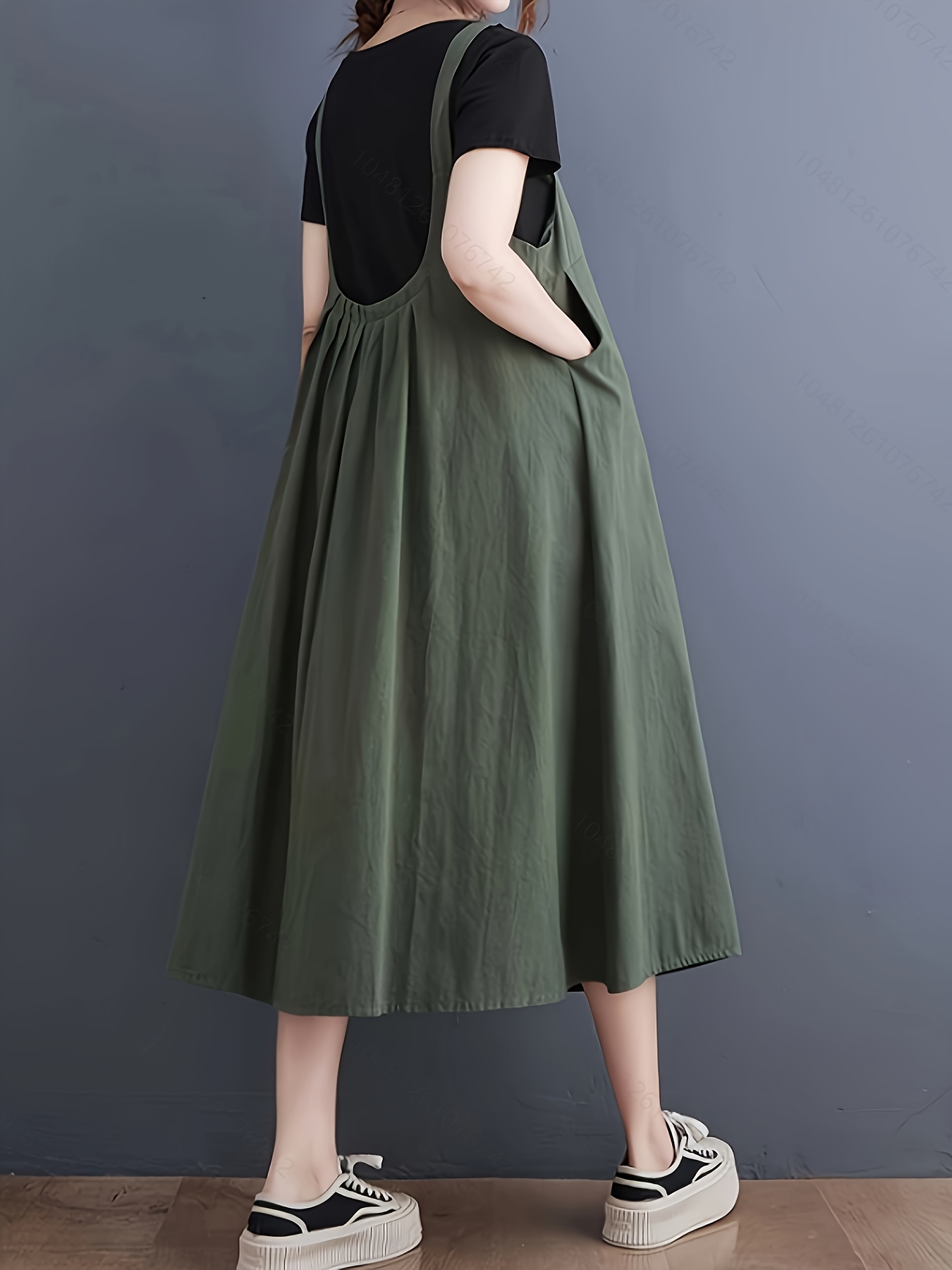 knee length dresses for ladies Dewlily Puff Sleeve Dress Korean Fashion for Teens, 20s, 30s Asymmetrical Cute Slimming Effect A-Line Casual Short Sleeve Plain Ribbon