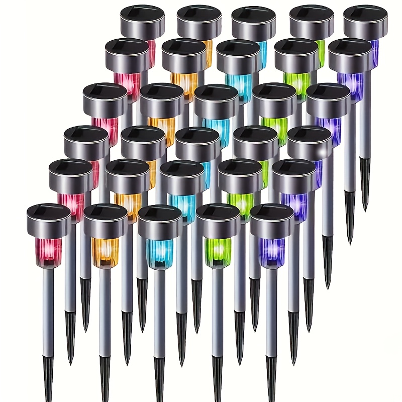 4pcs Outdoor Waterproof LED Solar Garden Lights