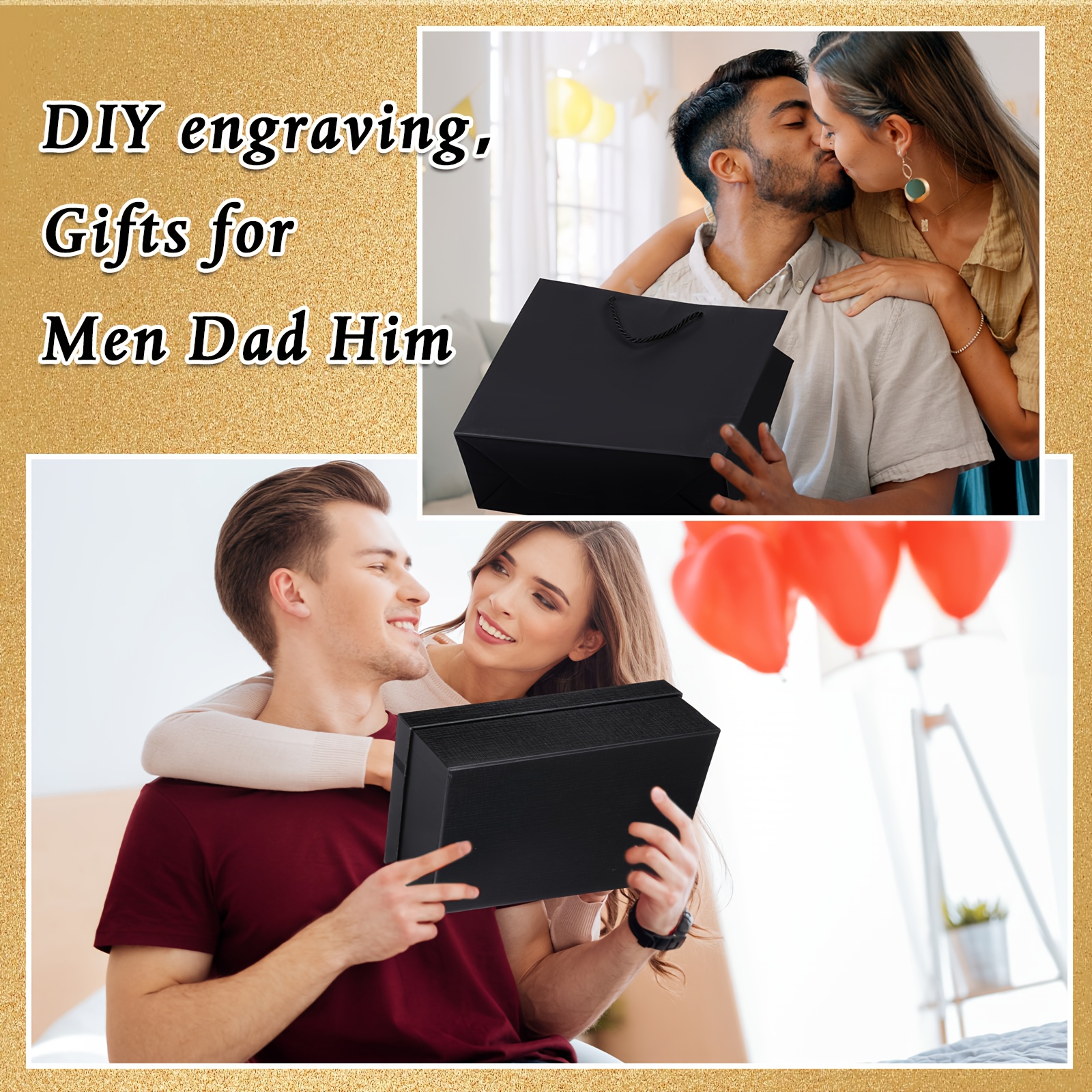 13pcs Men'S Birthday Gift Basket Set - 12oz Tumbler, Toiletry Bag, and Accessories - Ideal for Dad, Boyfriend, Husband, Brother - Perfect for Valentine'S Day, Christmas, and Special Occasions, Gift Basket Set|Sleek Black Design|Durable Construction, Gift Basket for Men