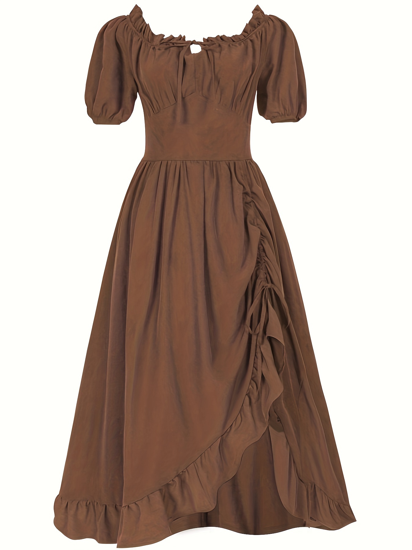renaissance dress women corset dress ruffle maxi dress - Temu