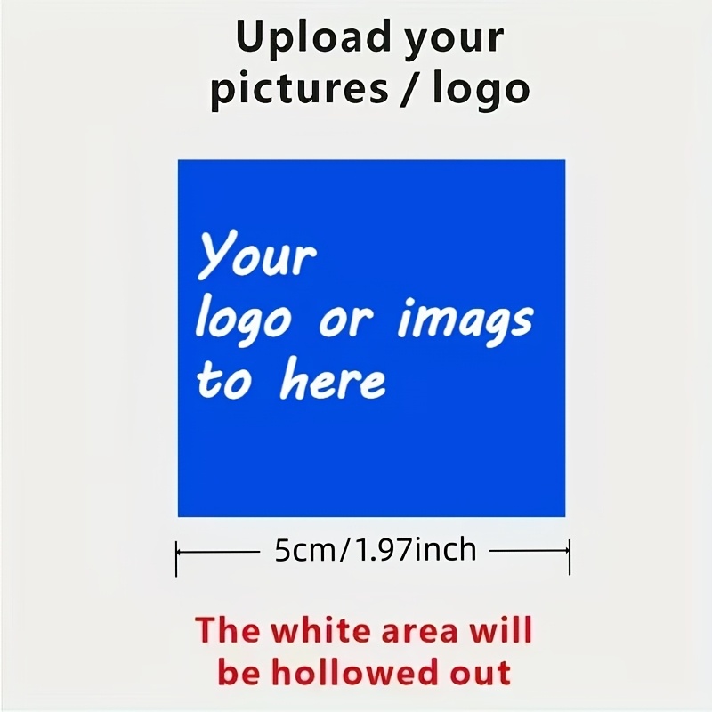 TEMU Semi Custom Uv Transfer Stickers, Personalized Stickers, Custom Picture Text Logo Decals, 3d Uv Dtf Self-adhesive Stickers, 3d Crystal Transfer