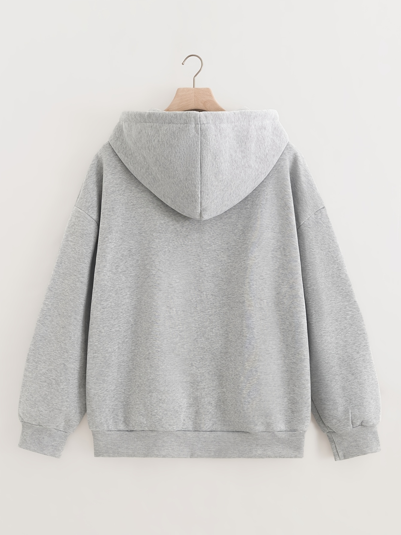 Women's Fleece Lined Hooded Zip-Up Sweatshirt Jacket