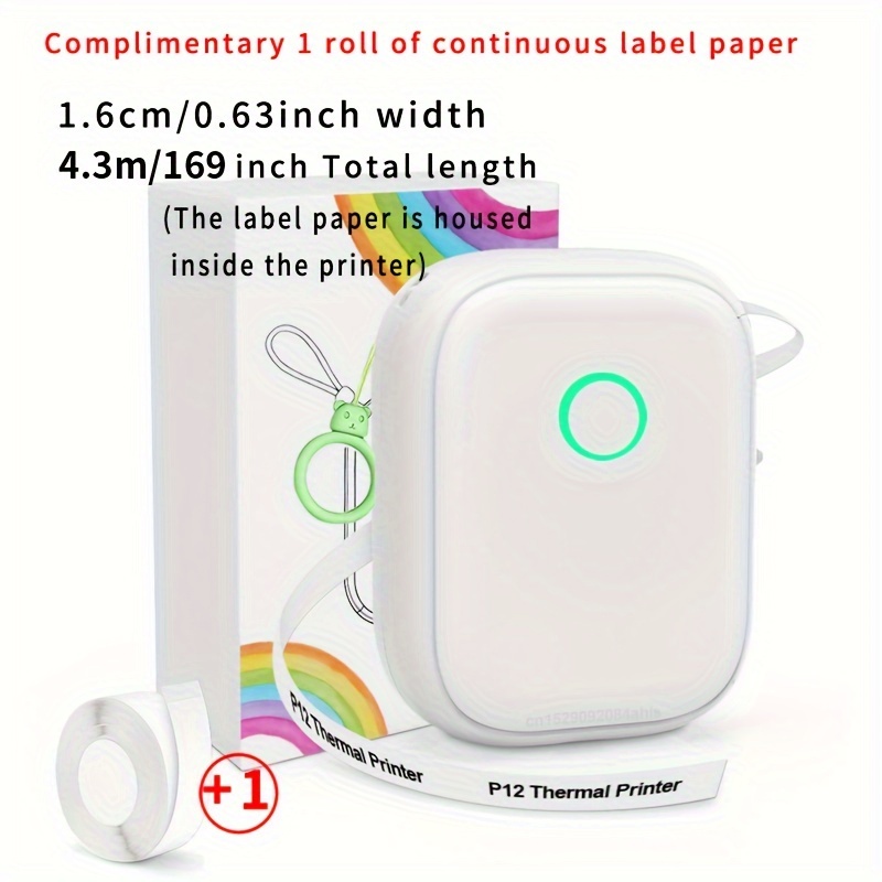 p12 mini taşınabilir termal etiket yazıcı sticker - Temu Switzerland