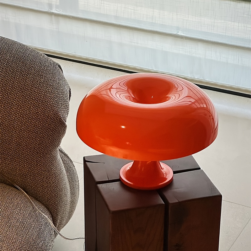 Modern Minimalist LED Mushroom Table Lamp, USB-Powered