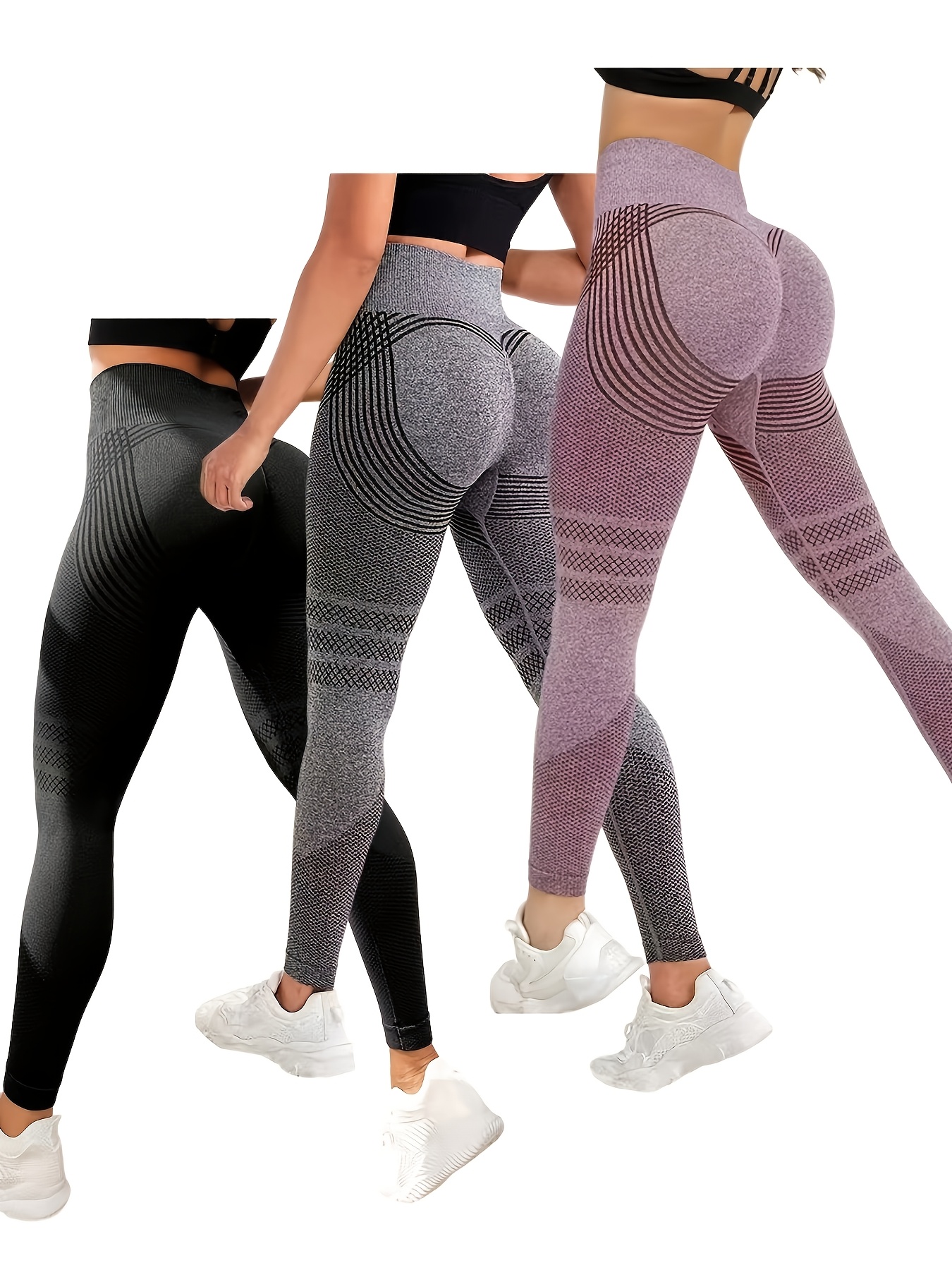 Women's Yoga Pants 3pcs Set