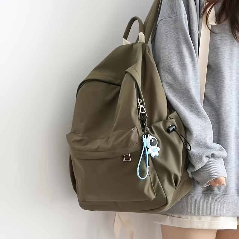 

Spacious And Simple Casual Backpack For Men And Women, Suitable For Junior High School, High School And University Students