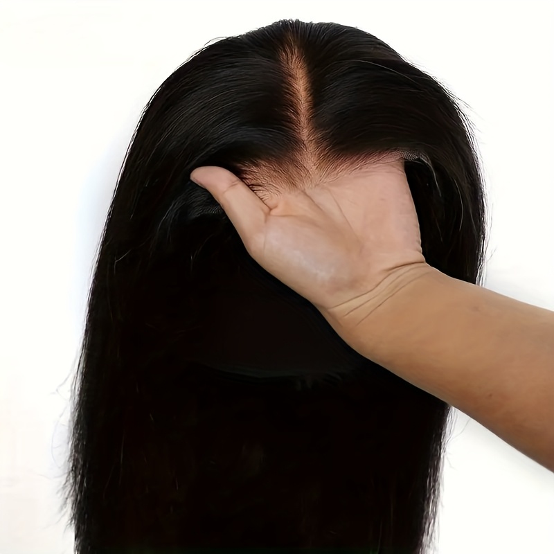 Image of Cosplay Wigs Glueless Wigs Human Hair Pre Cut Lace For Beginners 5x5 Hd Transparent Lace Closure Wigs 250% Density Straight Human Hair Wigs For Women