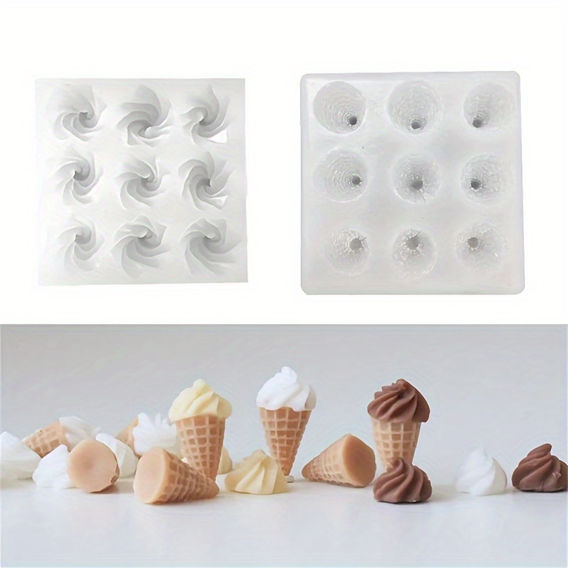 

Miniature - Combination Simulation Model, Drip Glue Candle Silicone Mold, Mini Size Manual Diy Mold