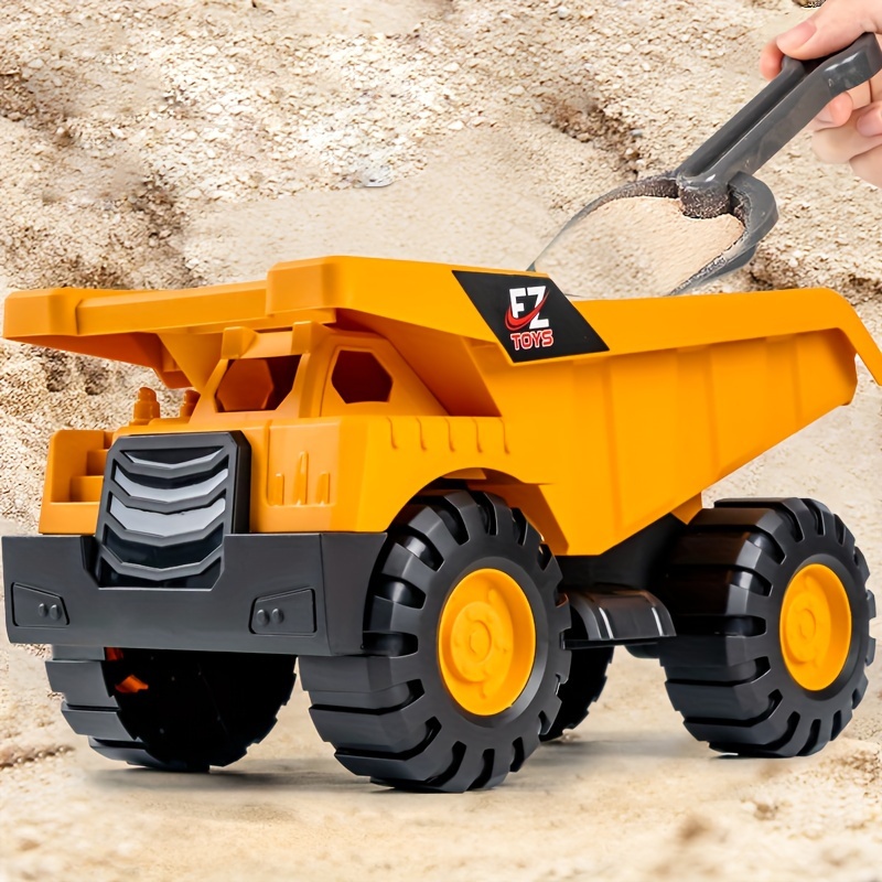 

Excavator Toy Car Bulldozer Simulation Inertia Sliding Engineering Car, Beach Toy Car Perfect Birthday Gift