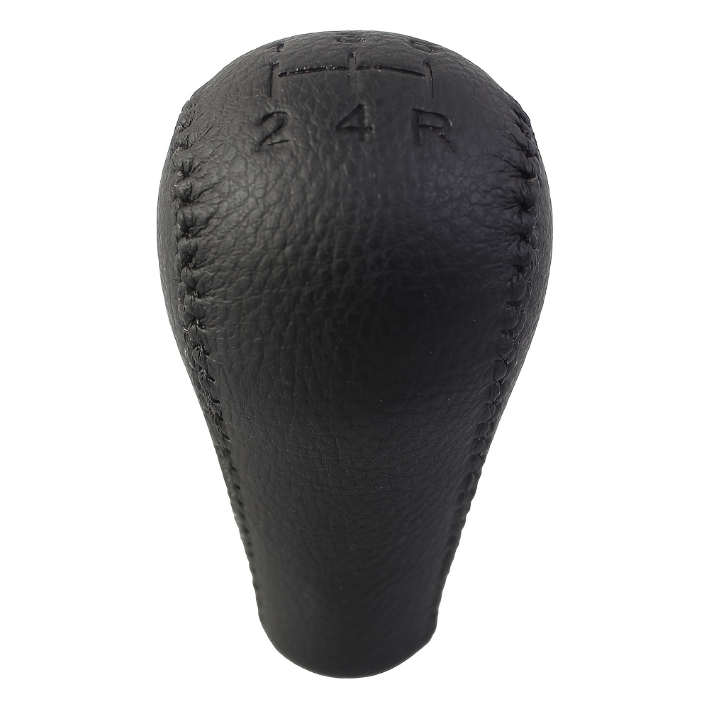 TEMU Applicable To For Patrol Gu Y61 Faux Leather Car Shift Lever, Manual/automatic Transmission Shift Lever Head Accessory