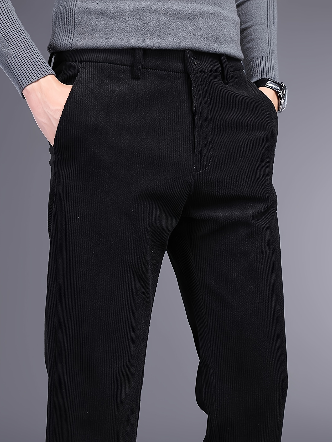 corduroy pants men sold on Temu United States