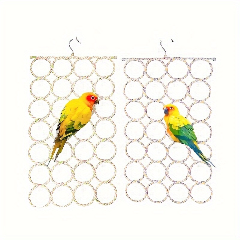 

1pc Multi-color Parrot Climbing Vine, Durable Bird Toy For Gnawing And Beak Grinding, Claw Exercise, Pet Cage Accessory For Birds