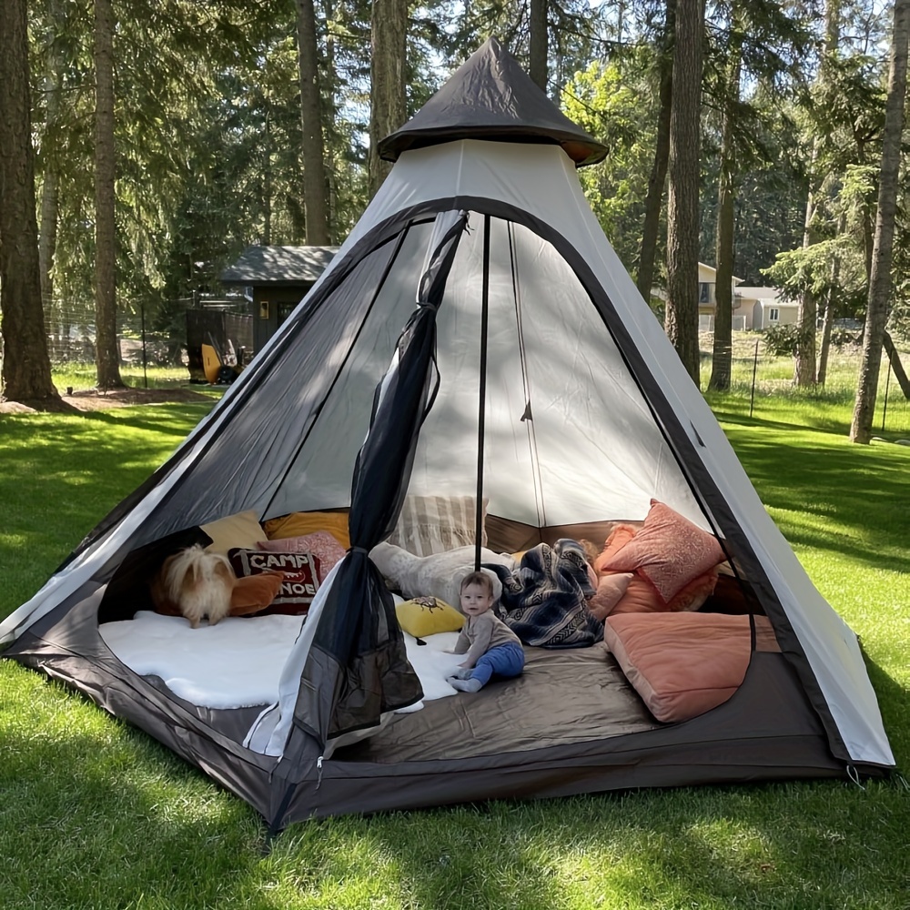 5-personen-zelte Portal Zelt 5-6 Personen Tunnelzelt 6 Mann Luxus Campingzelt Sizes:Long Bed (6-6.1') Gringo XXL Hammer Lightweight Tent Stakes