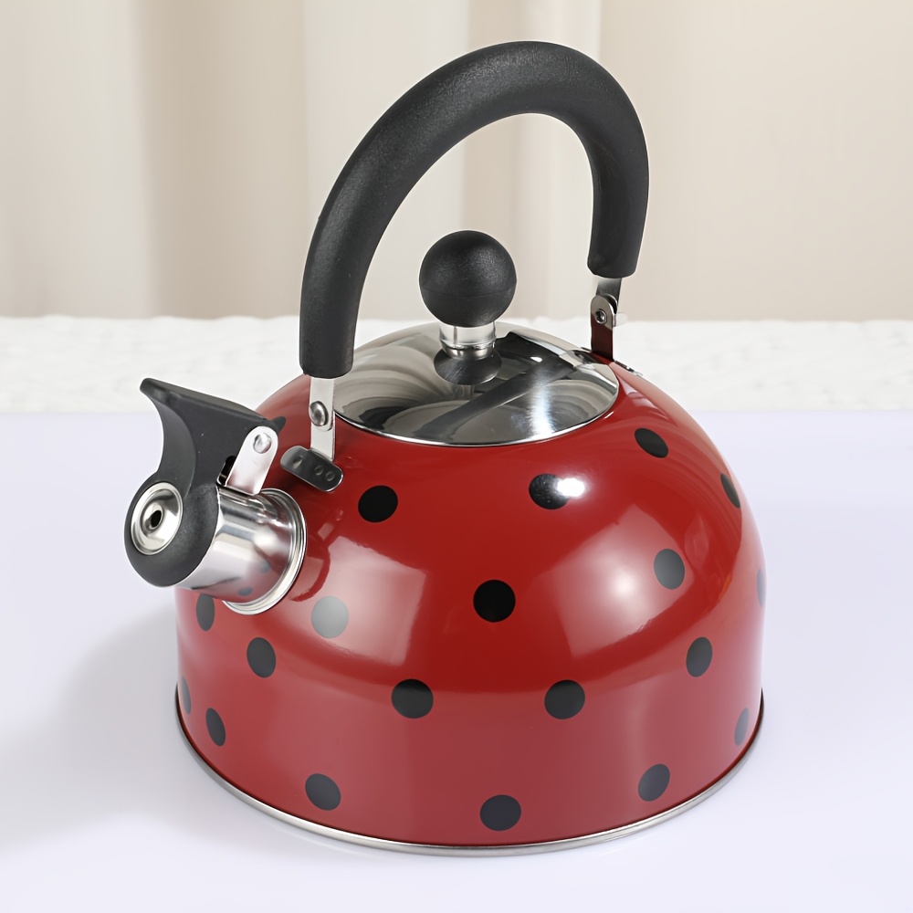 TEMU Kv-507 201 Stainless Steel Kettle, Kettle For Household Teapot, Universal For Induction Cooker And Gas Stove