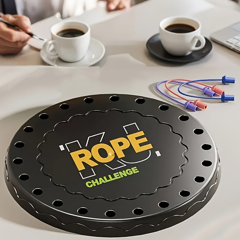 Colorful Rope Challenge Board Game - Enhances Logical Thinking & Creativity, Ideal for Teens & Family Fun, Perfect Gift for Valentine's Day, Thanksgiving, Christmas & New Year, Teen Puzzle Game | Strategy Game | Flexible Rope Pieces