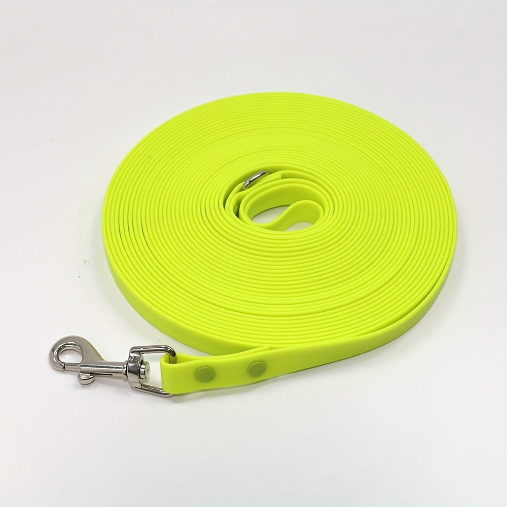 [everyday ] Waterproof Extra-long Dog Training Leash, Easy To Clean, Durable Pvc Material - Ideal For Hiking, Yard, Beach, And Swimming