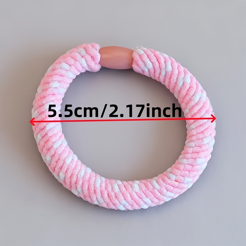 20pcs Women's Multicolor Easy High-Elastic Hair Ties