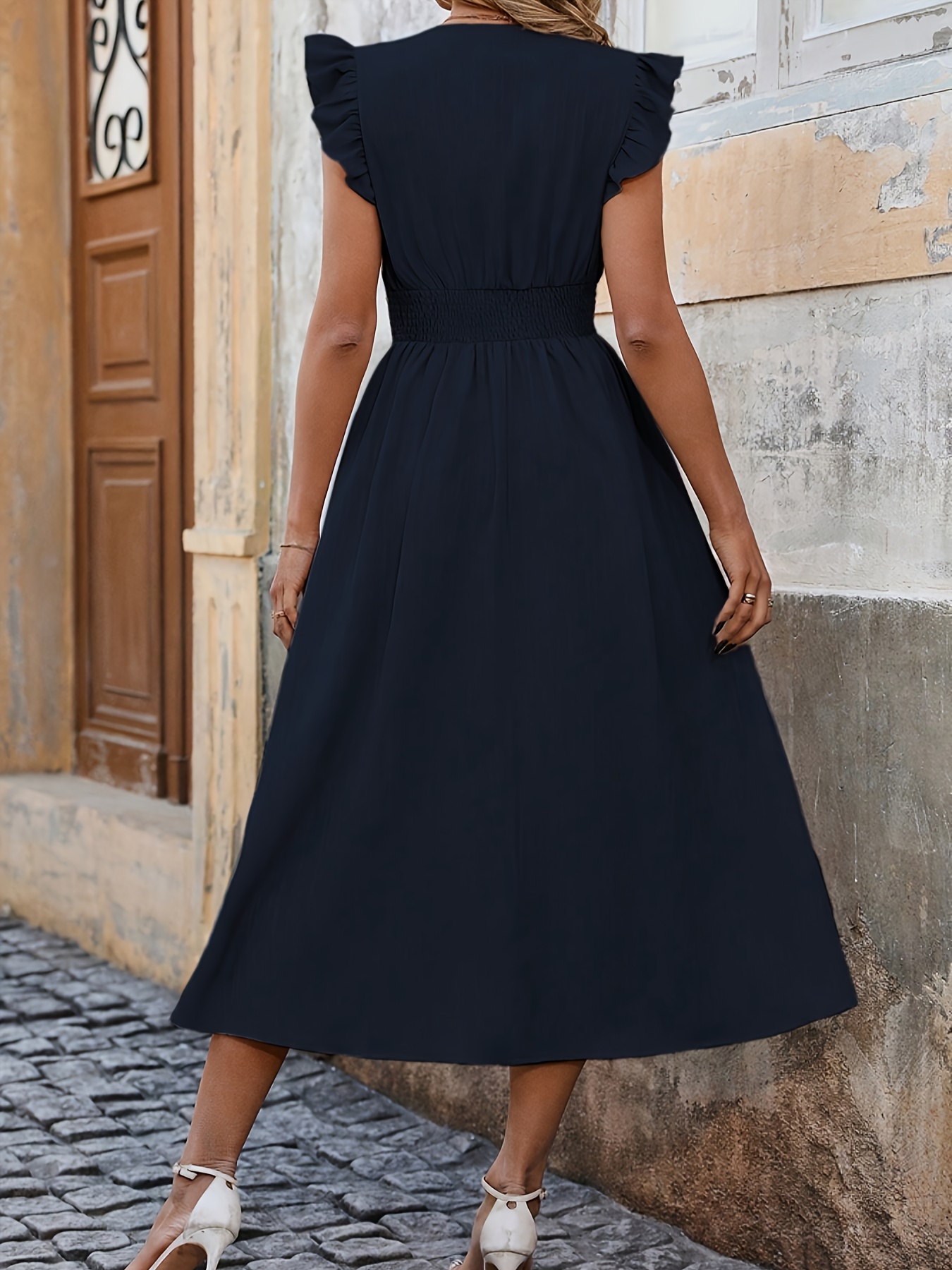 sachin and babi light blue dress womens short sleeve drop waist dress