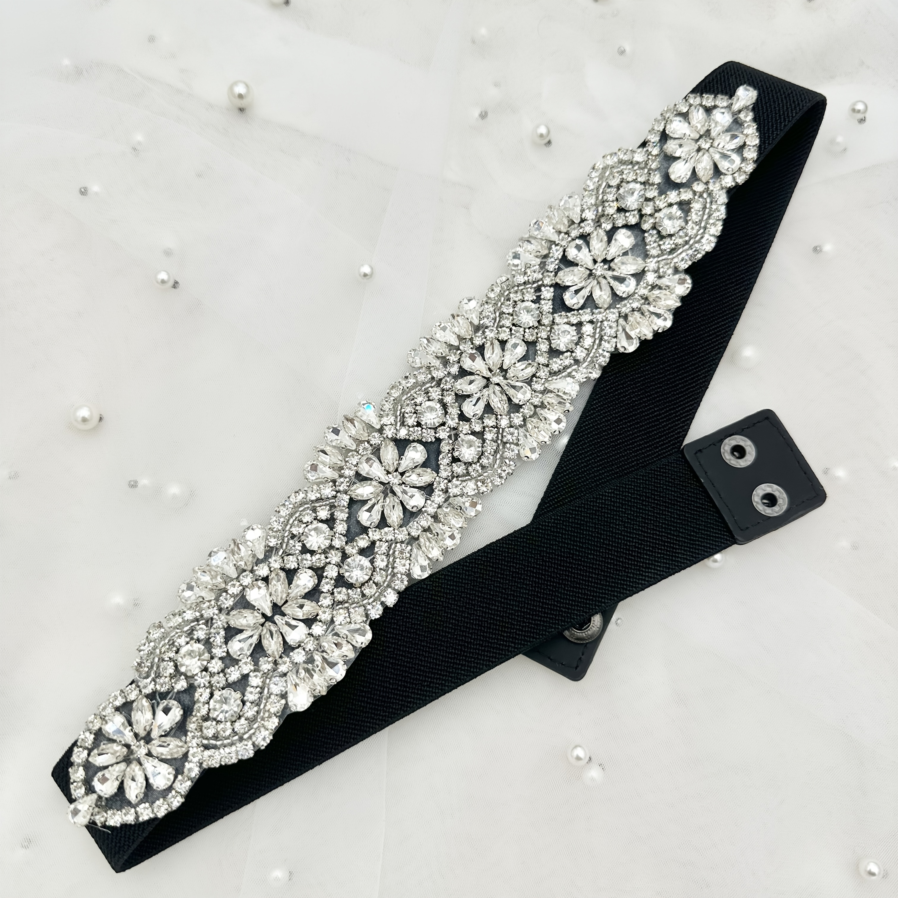 chinese dress ladies Beaded Wedding Belt Beautiful Leaf Detail main image 0