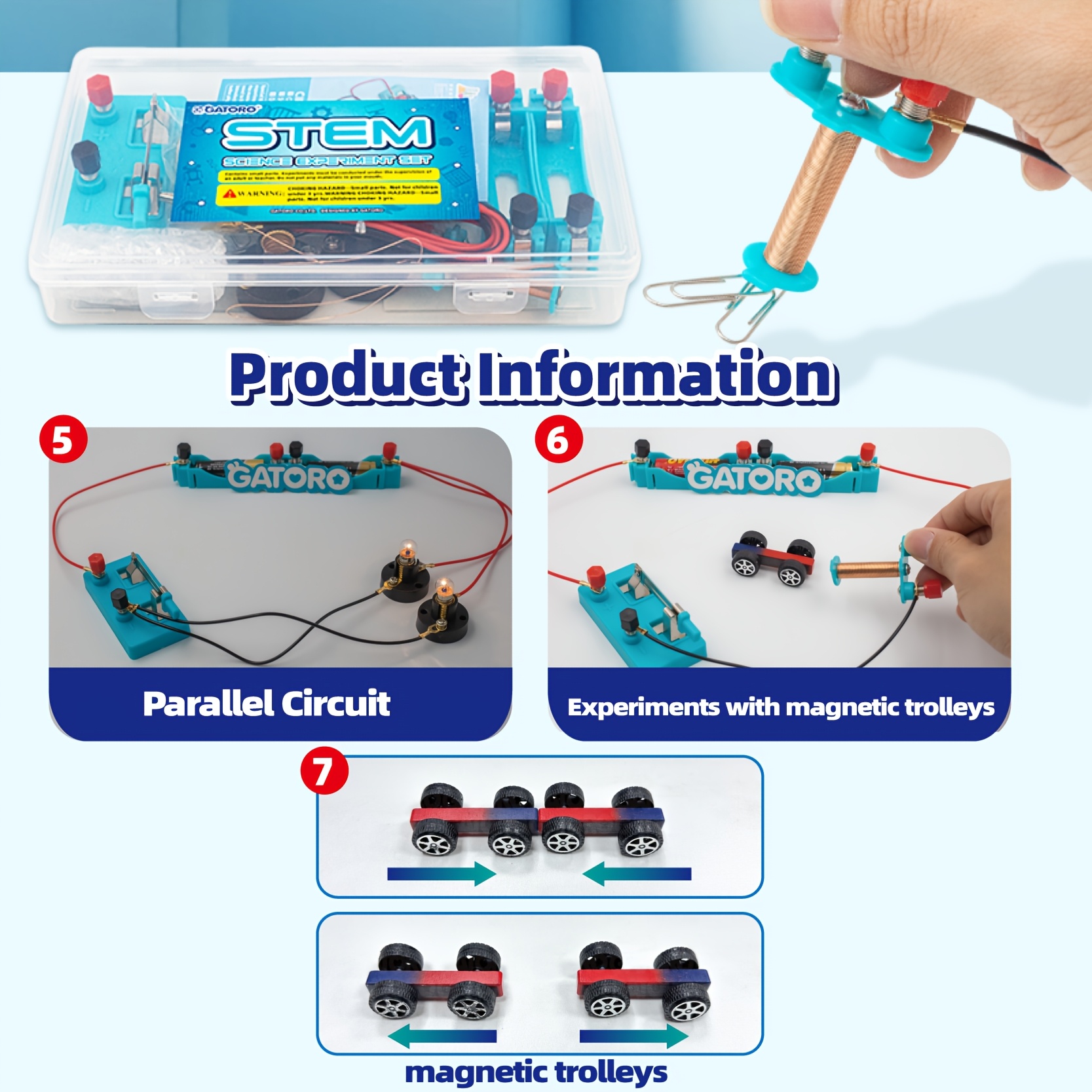 Youth STEM Science Kit for Basic Circuit Exploration