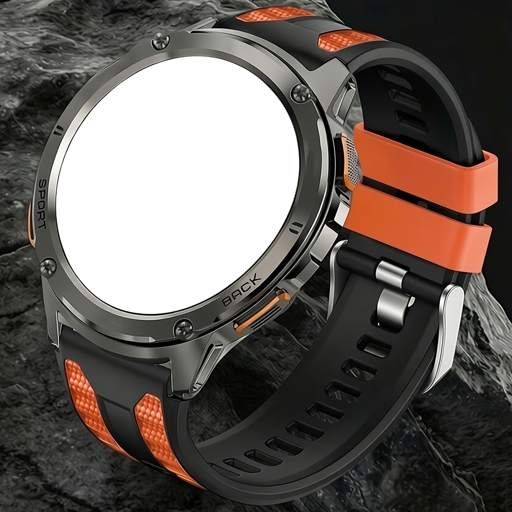 TEMU Silicone Watch Strap For Oppo Watch Strap, For Huawei Watch Gt 6 Gt4 Breathable Wristband, For Galaxy Watch 6 5 Pro/4/classic Men's Women's 22mm