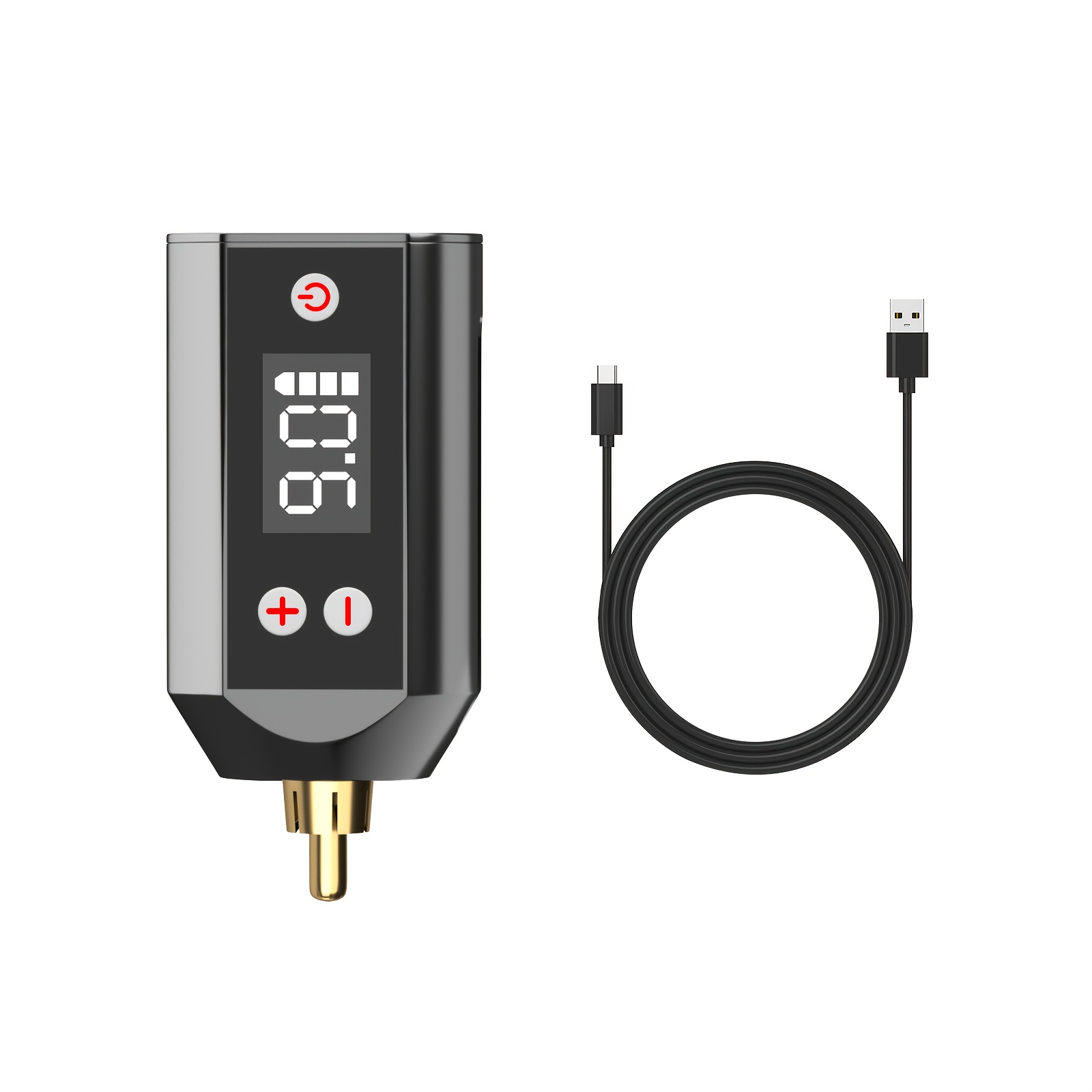 Wireless Tattoo Power Supply For , Led Cordless Tattoo Pen Battery1200mah Power Rca Connector Power
