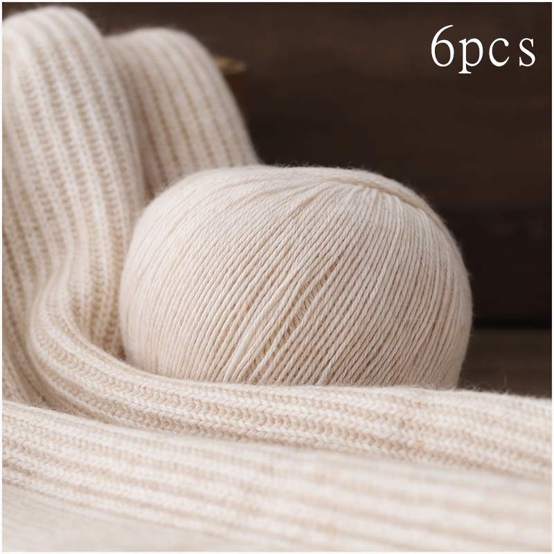 TEMU 6 de fil de haute qualité, idéal pour et le de bonnets, écharpes, pulls, vestes, châles, gants, etc. Poids total 300 /10,58 onces, convient pour