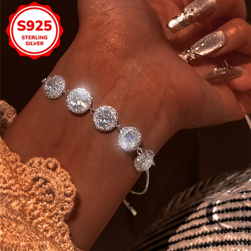 Women's Zirconia Circular Bracelet Set