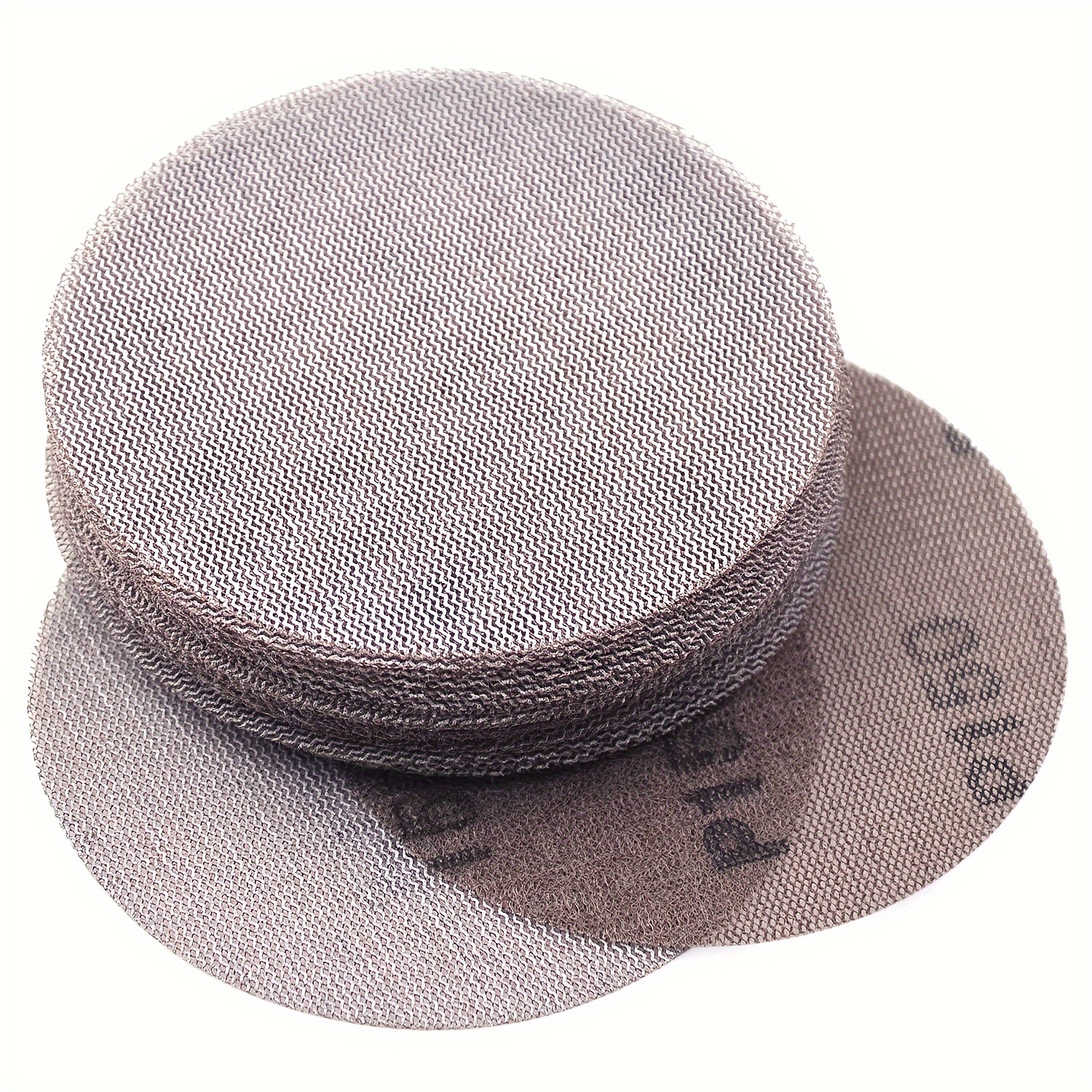 

30 Pcs 5 Inch Mesh Sanding Discs With Hook & Loop For Assorted Grits - Dust Free Abrasive Pads For Car, Wood, Drywall, Metal Polishing & Grinding