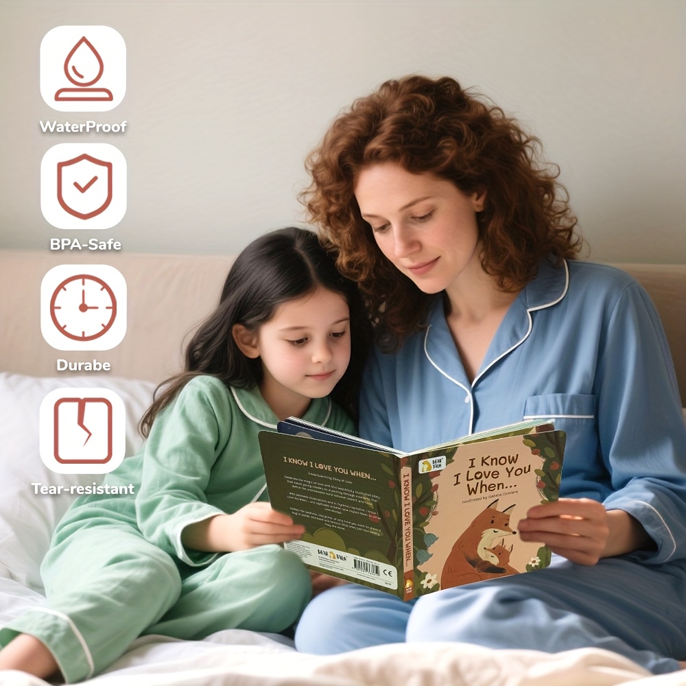 I Know I Love You When... baby books, bedtime stories, night story board books, Parent-child interaction books, About Love, Kid like delicate Illustration, Holiday Gift Picks, travel activities for kids, airplane travel activities for kids