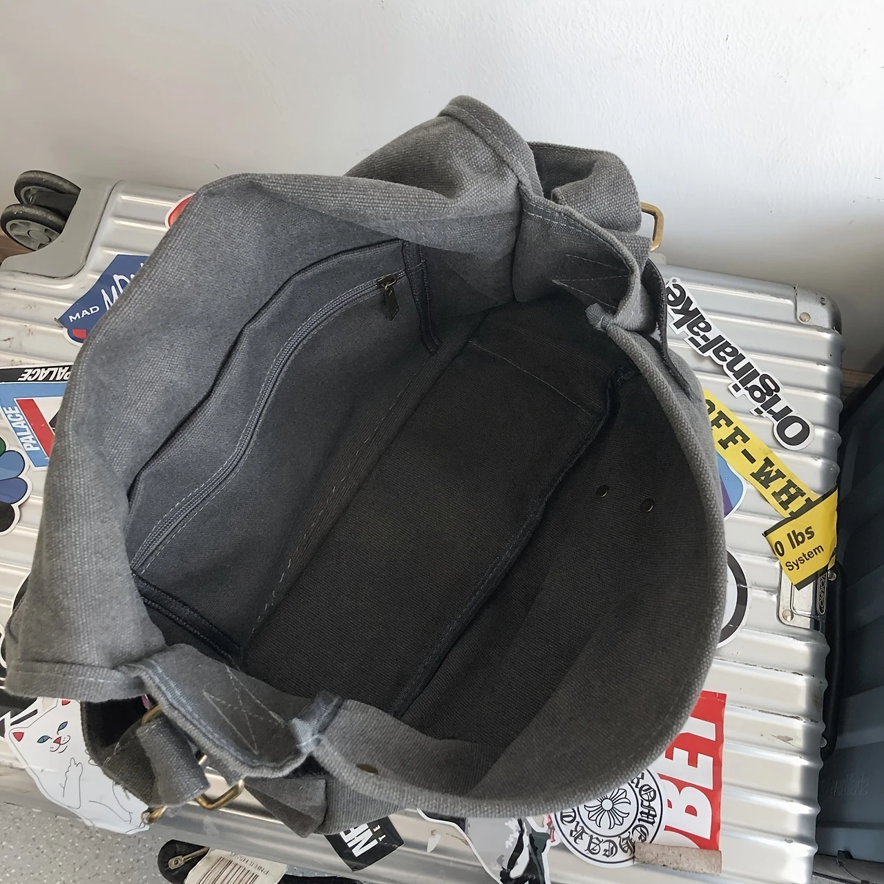 stylish vintage messenger bag crossbody satchel for laptop and everyday use details 10