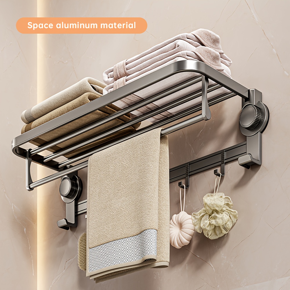 Acrylic Bathroom Shelf Wall-Mounted Vanity Organizer - Multi-Tier Clear Resin Cosmetic Storage Shelf for Sink Countertop, Space-Saving Modern Bathroom Decor (No Tools Needed), Bathroom Decor And Accessories, Toiletry Organizer, Clear Acrylic Shelf, Clear Storage Unit