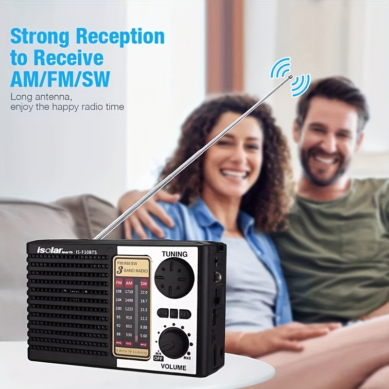 solar portable radio with digital speaker am fm sw mp3 player strong reception led lights usb charging suitable for camping hiking outdoor exploration outdoor audio equipment sturdy design durable structure details 5