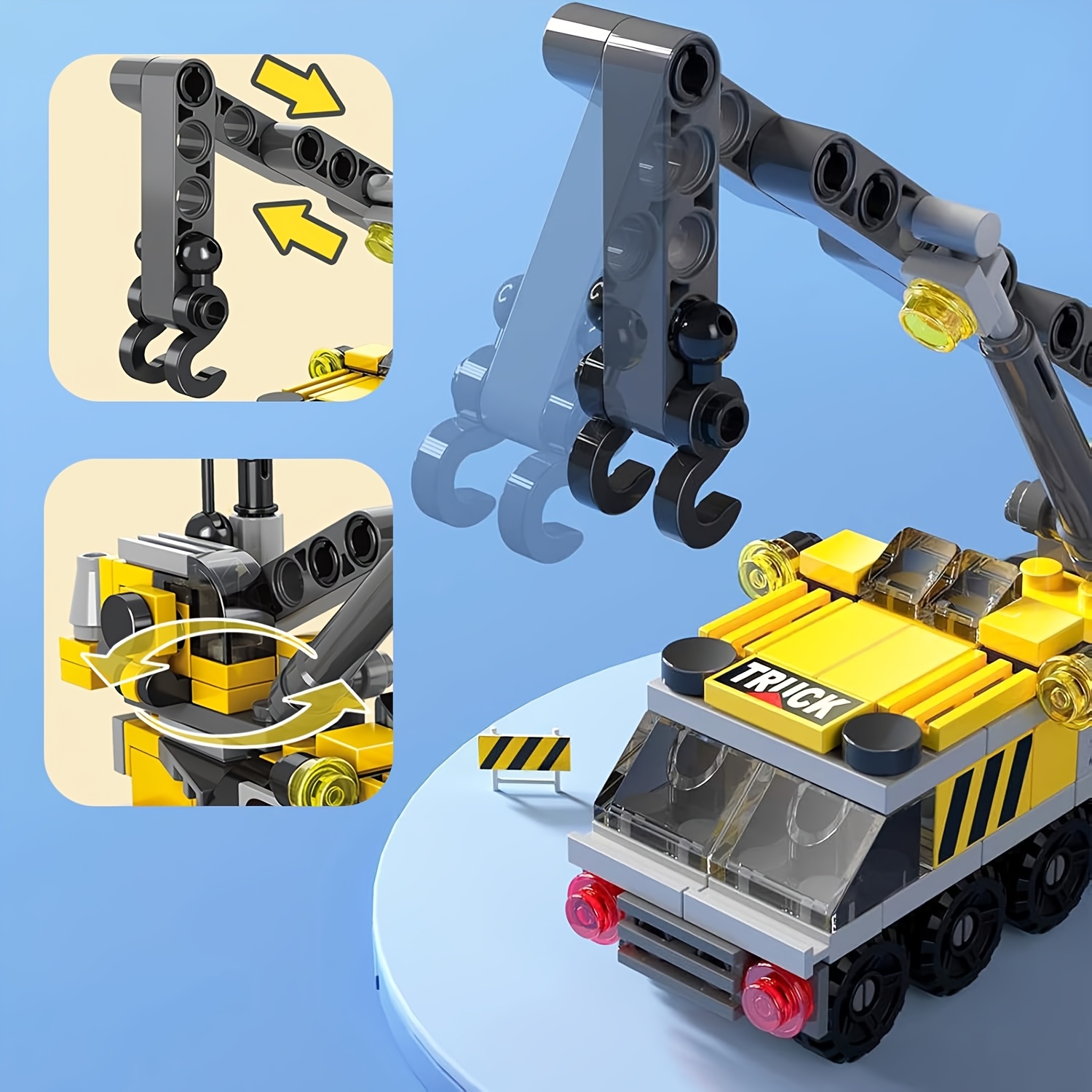 142pcs Mini Building Block Construction Set, 6-in-1 Educational Model